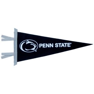 navy pennant with Athletic Logo and Penn State